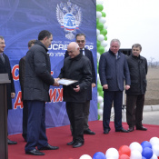 Открытие движения транспорта на новом участке федеральной трассы М-29 «Кавказ» в Республике Ингушетия (589-602 км)