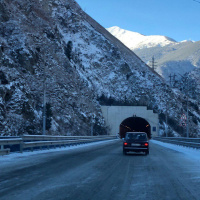 Движение по Военно-Грузинской дороге в Северной Осетии открыто в полном объеме